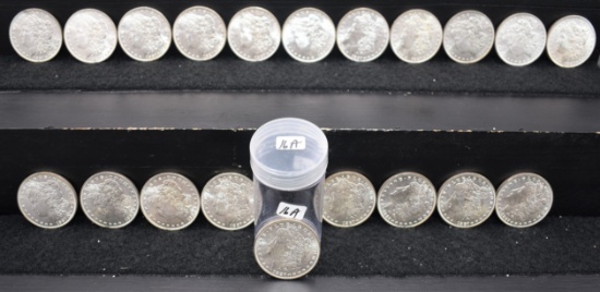 20 VERY RARE 1887-0 CHOICE UNC MORGAN DOLLARS