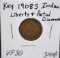 KEY 1908-S INDIAN PENNY FROM SAFE DEPOSIT