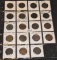 19 MIXED DATE LARGE CENTS