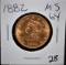 HIGH GRADE 1882 $10 LIBERTY GOLD COIN
