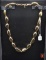 LOVELY LADIES 18K YELLOW  GOLD NECKLACE