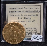 1906 INVESTMENT RARITIES $10 LIBERTY GOLD COIN