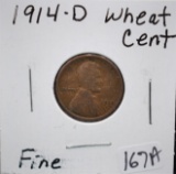 KEY 1914-D LINCOLN PENNY FROM SAFE DEPOSIT