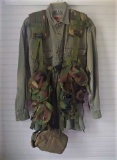 ARMY CAMOUFLAGE SHIRT/HAT CANTEN ETC