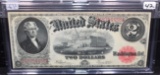 $2 CHOICE AU++ U.S. NOTE RED SEAL SERIES 1917