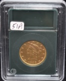 1856-S $10 LIBERTY GOLD COIN FROM SAFE DEPOSIT