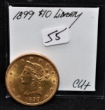 1899 $10 LIBERTY GOLD COIN FROM SAFE DEPOSIT