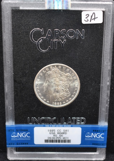 GSA 1885-CC MORGAN DOLLAR NGC MS66