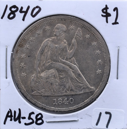 1840 SEATED LIBERTY DOLLAR