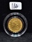 1836 $2 1/2 CLASSIC HEAD GOLD COIN FROM COLLECTION