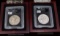 1878-S & 1879-S MORGAN DOLLARS IN COLLECTOR BOXES