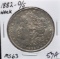 1882-0/S WEAK MORGAN DOLLAR FROM COLLECTION