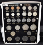 COMPLETE 20TH CENTURY TYPE COIN SET