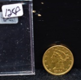 RAW 1901 $5 LIBERTY GOLD COIN FROM COLLECTION