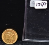 1878 $2 1/2 LIBERTY GOLD COIN FROM COLLECTION