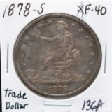 1878-S TRADE DOLLAR FROM COLLECTION