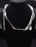 CUSTOM MADE STERLING SILVER NECKLACE