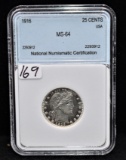 1916 BARBER QUARTER - NNC MS64 - FROM COLLECTION