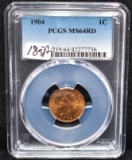 1904 INDIAN HEAD PENNY PCGS MS64RD FROM COLLECTION
