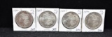 4 HIGH GRADE MORGAN DOLLARS FROM COLLECTION
