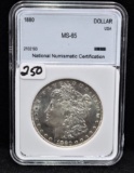1880 MORGAN DOLLAR FROM  COLLECTION NNC MS65