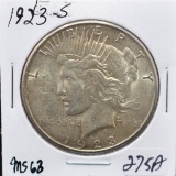 1923-S PEACE DOLLAR FROM COLLECTION