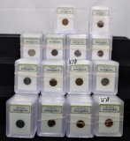 COLLECTION OF 125 CARDED COINS FROM SAFE DEPOSIT