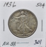 1936 WALKING LIBERTY HALF DOLLAR FROM COLLECTION