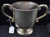 STERLING SILVER PRESENTATION HANDLED CUP