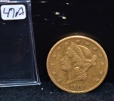 1901-S $20 LIBERTY GOLD COIN FROM COLLECTION