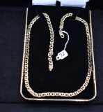 CHOICE 22 INCH 14K YELLOW GOLD LINK NECKLACE