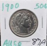 1900 BARBER HALF DOLLAR FROM COLLECTION