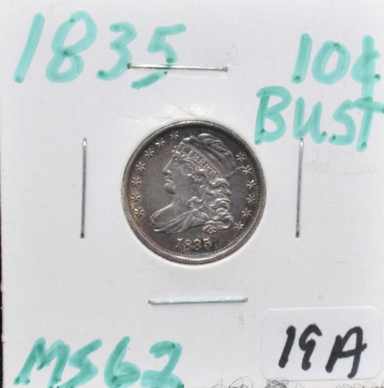 RARE 1835 CAPPED BUST DIME