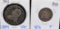 1834 CAPPED BUST HALF & 1876 SEATED QUARTER
