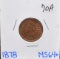 1878 INDIAN HEAD PENNY FROM SAFE DEPOSIT