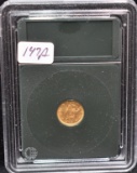 1853 $1 LIBERTY GOLD COIN FROM SAFE DEPOSIT
