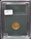 1856 $1 LIBERTY GOLD COIN FROM SAFE DEPOSIT