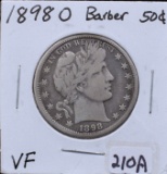 1898-0 BARBER HALF DOLLAR