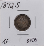 1872-S SEATED DIME