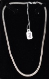 14K WHITE GOLD 16 INCH NECKLACE