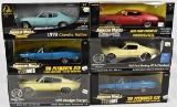 SIX AMERICAN MUSCLE ELITE EDITION SCALE MODEL CARS