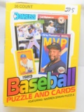 BOX OF 36 WAX SEALED 1989 DUNRUSS CARDS