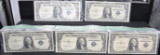 5 $1 SILVER CERTIFICATES SERIES 1935
