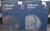 COMPLETE SET 1938-1995 (2 BOOKS) JEFFERSON NICKELS