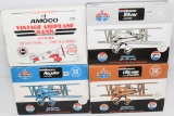 FOUR SCALE MODEL AMOCO VINTAGE AIRPLANE BANKS