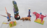 MISC MEXICA HAND PAINTED FIGURES