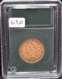 1881-S $10 LIBERTY GOLD COIN FROM SAFE DEPOSIT