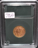 1912 $5 INDIAN HEAD GOLD COIN FROM SAFE DEPOSIT