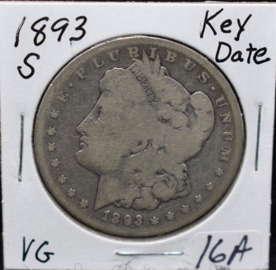 KEY DATE 1893-S MORGAN DOLLAR