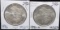 1890-0 & 1896 MORGAN DOLLARS FROM SAFE DEPOSIT